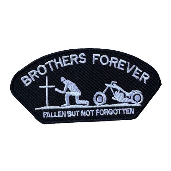 Other - Brothers Forever Biker Motorcycle Iron On Embroidered Patch